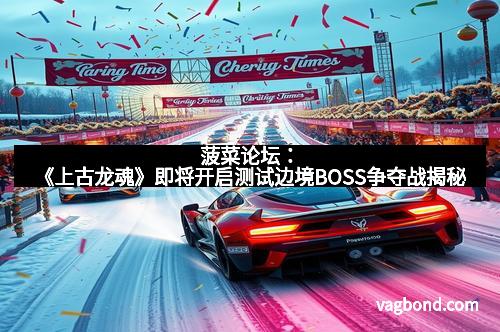 菠菜论坛:《上古龙魂》即将开启测试边境BOSS争夺战揭秘